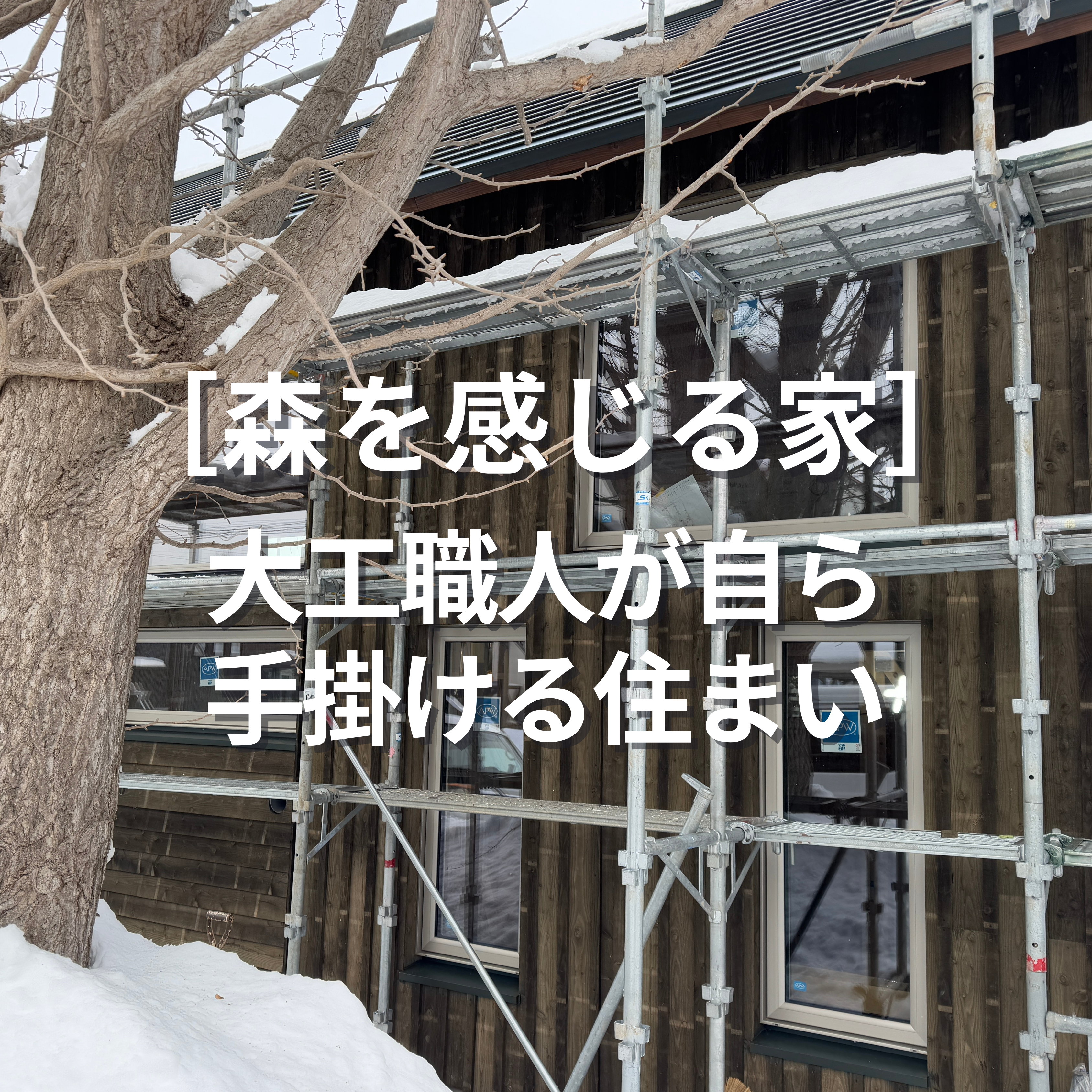［森を感じる家］大工職人が自ら手掛ける住まい